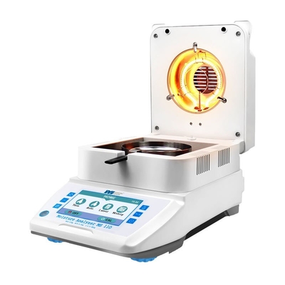 Tahıl Halojen Nem Analiz Cihazı 0.005g Okunabilirlik 110g Kapasite Nem Ölçer
