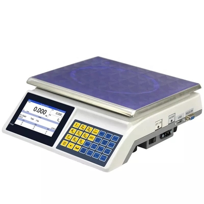 30kg / 1g Yüksek Hassasiyetli Elektronik Sayma Ölçeği RS232 Haberleşme Seri Portu